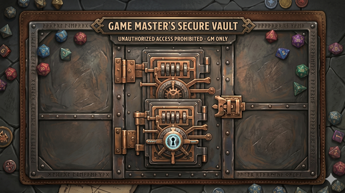 Game Master's Secure Vault